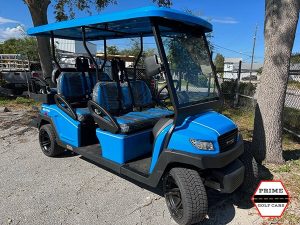 Ocean Blue Bintelli Beyond 6 Passenger Golf Cart golf cart rental massachusetts, massachusetts golf cart rental
